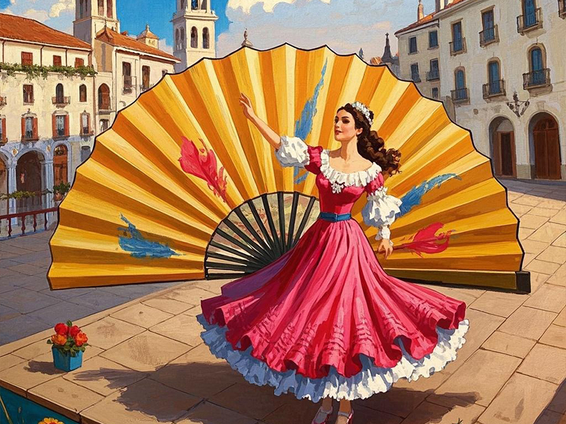 Spanish fan