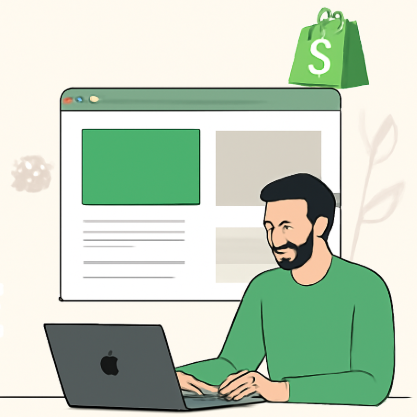 Shopify website building