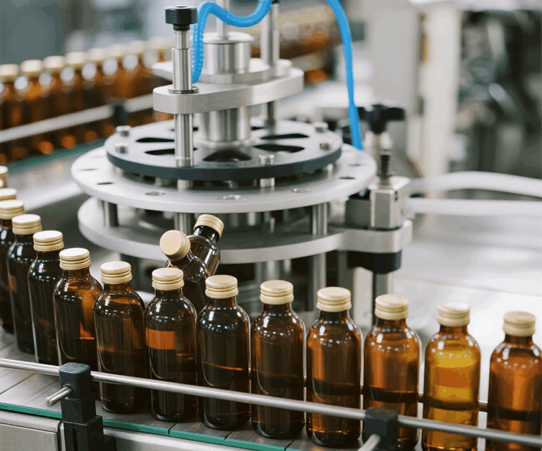 bottle filling and capping machine