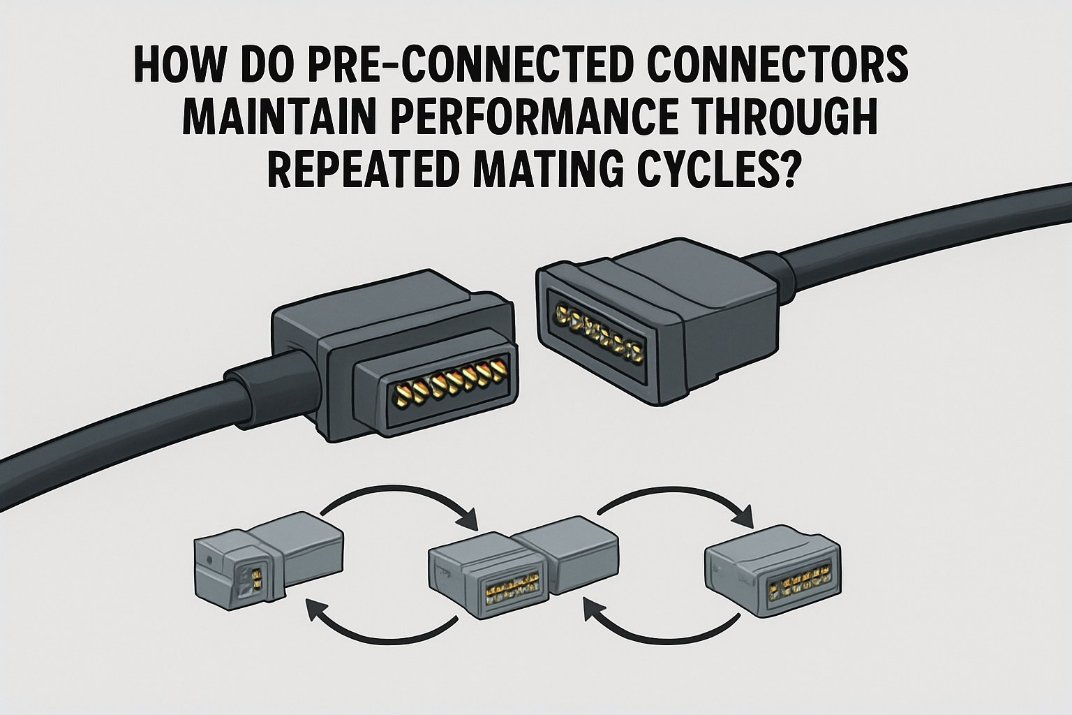 pre-connected connector5