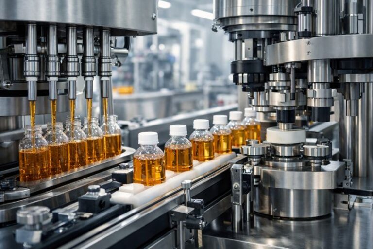 automatic filling and capping machine