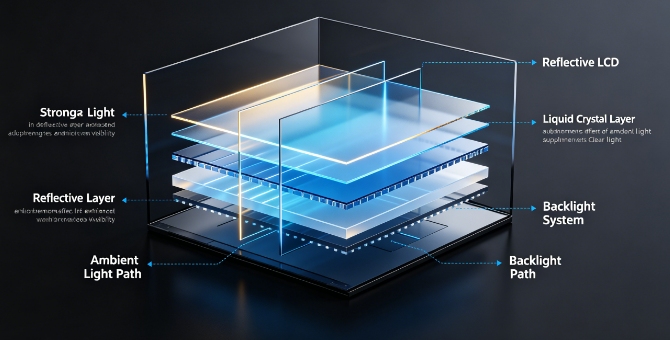 transflective LCD
